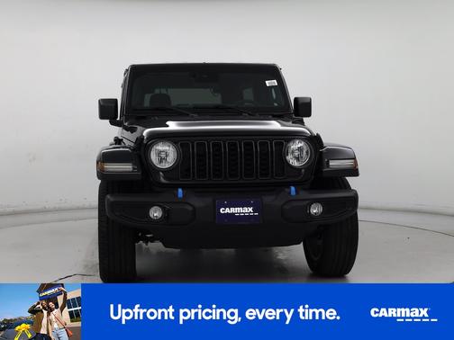 Black 2024 Jeep Wrangler 4xe Sport S