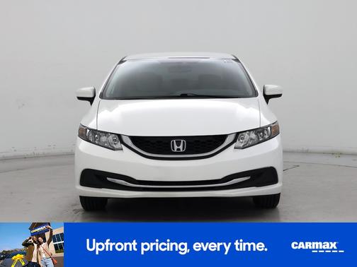White 2014 Honda Civic LX