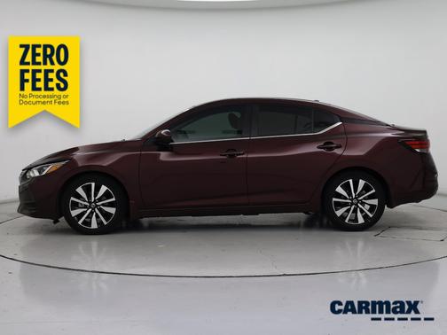 Red 2021 Nissan Sentra SV