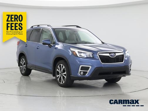 Blue 2021 Subaru Forester Limited