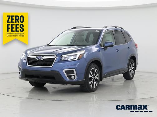 Blue 2021 Subaru Forester Limited