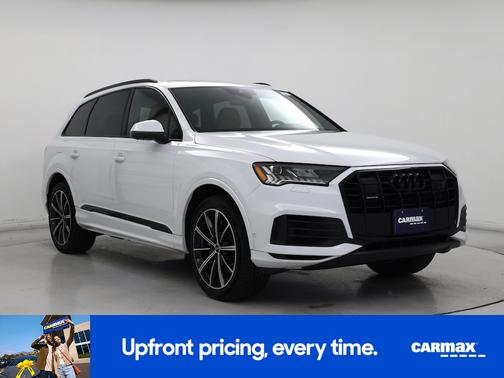 White 2021 Audi Q7 Premium Plus