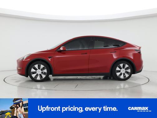 Red 2023 Tesla Model Y Long Range