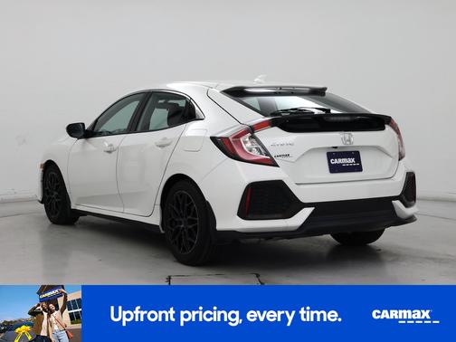 White 2018 Honda Civic EX