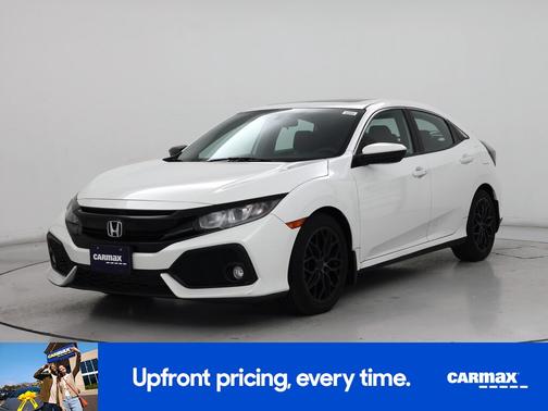 White 2018 Honda Civic EX