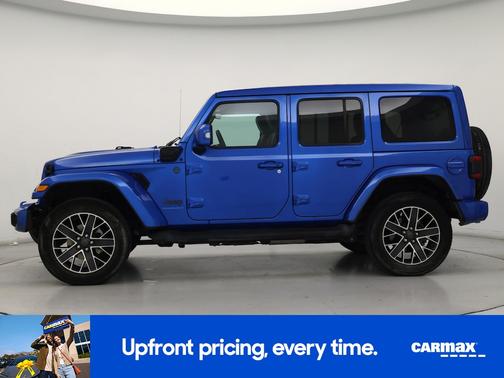 Blue 2023 Jeep Wrangler 4xe Unlimited Sahara High Altitude