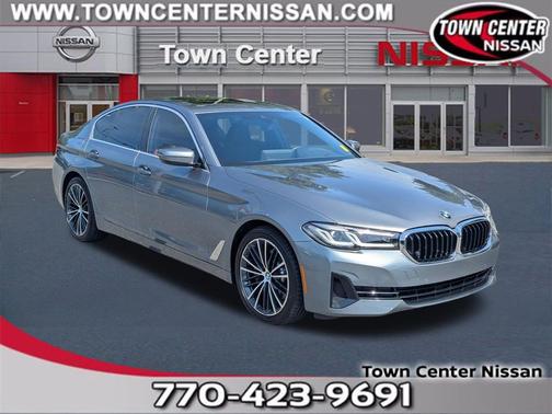 Bluestone Metallic 2022 BMW 530 530i