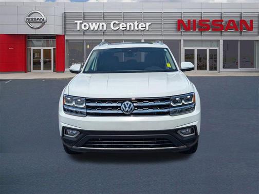 Pure White 2018 Volkswagen Atlas 3.6L SEL Premium