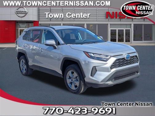 Silver Sky Metallic 2022 Toyota RAV4 Hybrid XLE