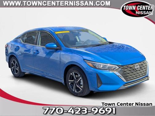 Electric Blue Metallic 2025 Nissan Sentra SV