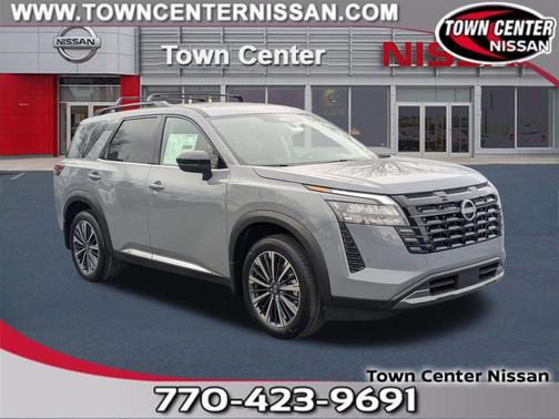Boulder Gray Metallic 2026 Nissan Pathfinder Platinum