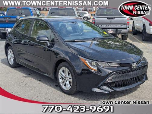 Black 2019 Toyota Corolla Hatchback SE