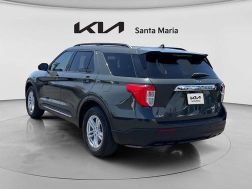 Forged Green Metallic 2021 Ford Explorer XLT