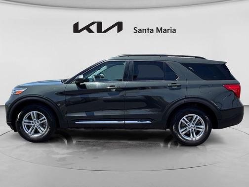 Forged Green Metallic 2021 Ford Explorer XLT