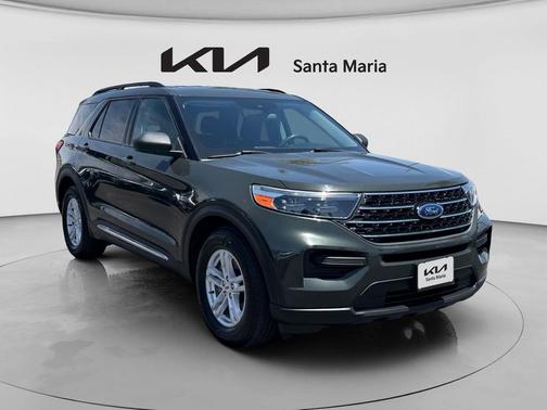 Forged Green Metallic 2021 Ford Explorer XLT