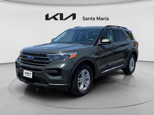 Forged Green Metallic 2021 Ford Explorer XLT