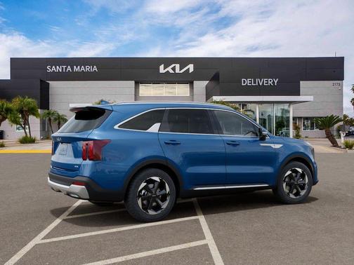 Mineral Blue 2026 Kia Sorento Hybrid EX