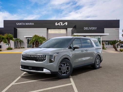 Ceramic Silver 2026 Kia Carnival Hybrid EX