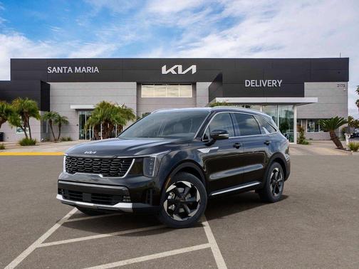 Aurora Black Pearl 2026 Kia Sorento Hybrid EX