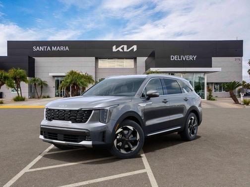 Steel Gray 2026 Kia Sorento Hybrid EX