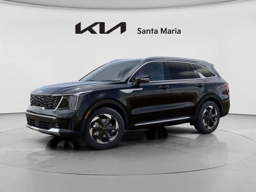 Aurora Black Pearl 2026 Kia Sorento Hybrid EX