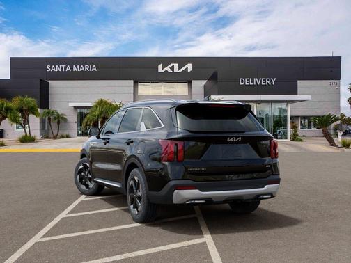 Aurora Black Pearl 2026 Kia Sorento Hybrid EX