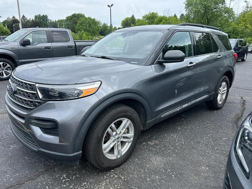 Carbonized Gray Metallic 2022 Ford Explorer XLT