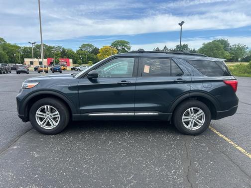 Stone Blue Metallic 2024 Ford Explorer XLT