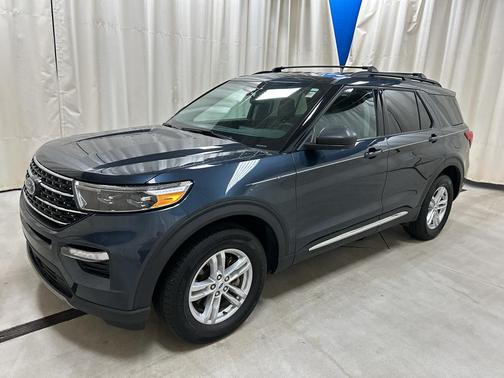 Stone Blue Metallic 2024 Ford Explorer XLT