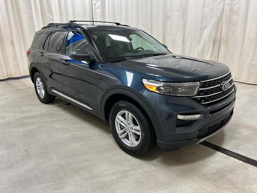 Stone Blue Metallic 2024 Ford Explorer XLT