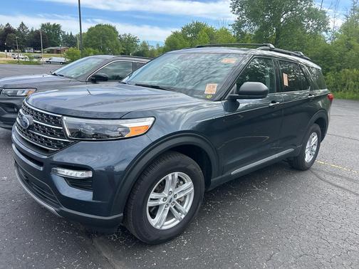 Stone Blue Metallic 2024 Ford Explorer XLT