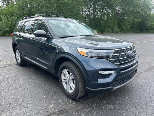 Stone Blue Metallic 2024 Ford Explorer XLT