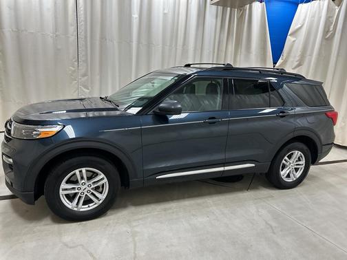 Stone Blue Metallic 2024 Ford Explorer XLT