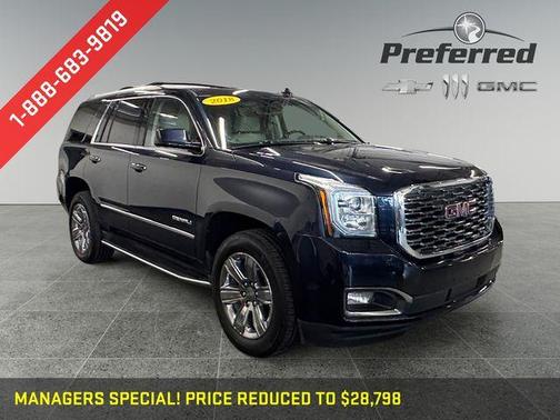 Dark Sapphire Blue Metallic 2018 GMC Yukon Denali