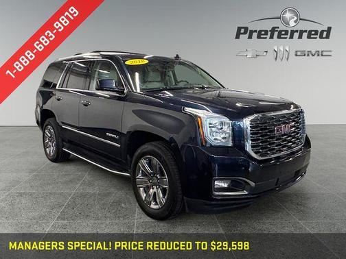 Dark Sapphire Blue Metallic 2018 GMC Yukon Denali