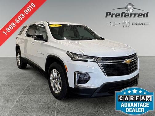 Summit White 2024 Chevrolet Traverse Limited LS