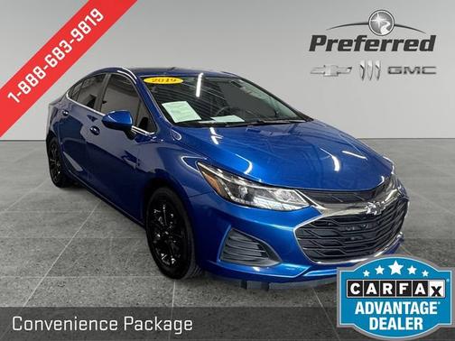 Kinetic Blue Metallic 2019 Chevrolet Cruze LT