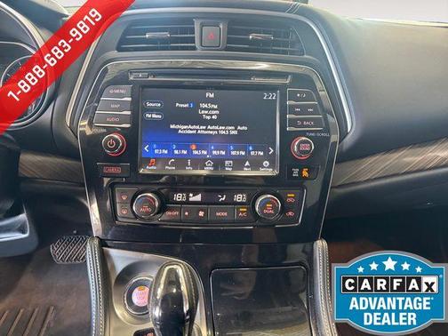 Black 2017 Nissan Maxima 3.5 Platinum