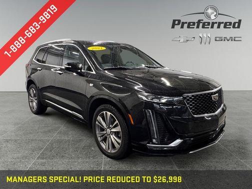 Stellar Black Metallic 2021 Cadillac XT6 Premium Luxury AWD