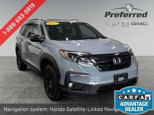 Obsidian Blue Pearl 2022 Honda Pilot TrailSport