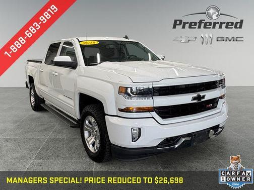 Summit White 2018 Chevrolet Silverado 1500 LT