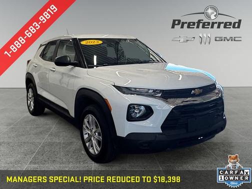 Summit White 2023 Chevrolet Trailblazer LS