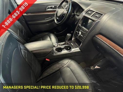 Shadow Black 2018 Ford Explorer Platinum