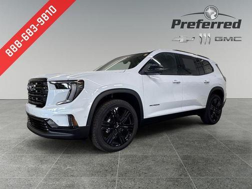 Glacier White 2026 GMC Acadia Elevation