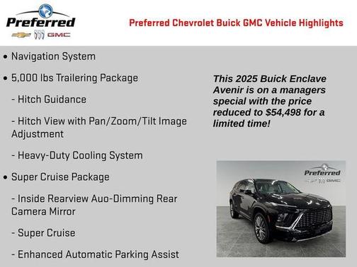 Ebony Twilight Metallic 2025 Buick Enclave Avenir