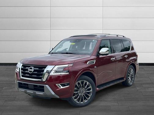 Red Pearl 2022 Nissan Armada Platinum 4WD