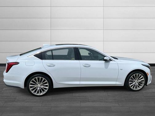 Vibrant White Tricoat 2026 Cadillac CT5 Premium Luxury