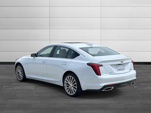 Vibrant White Tricoat 2026 Cadillac CT5 Premium Luxury