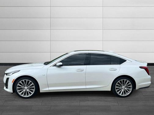 Crystal White Tricoat 2023 Cadillac CT5 Premium Luxury