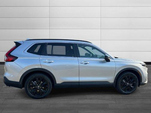 Solar Silver Metallic 2025 Honda CR-V Hybrid Sport Touring AWD